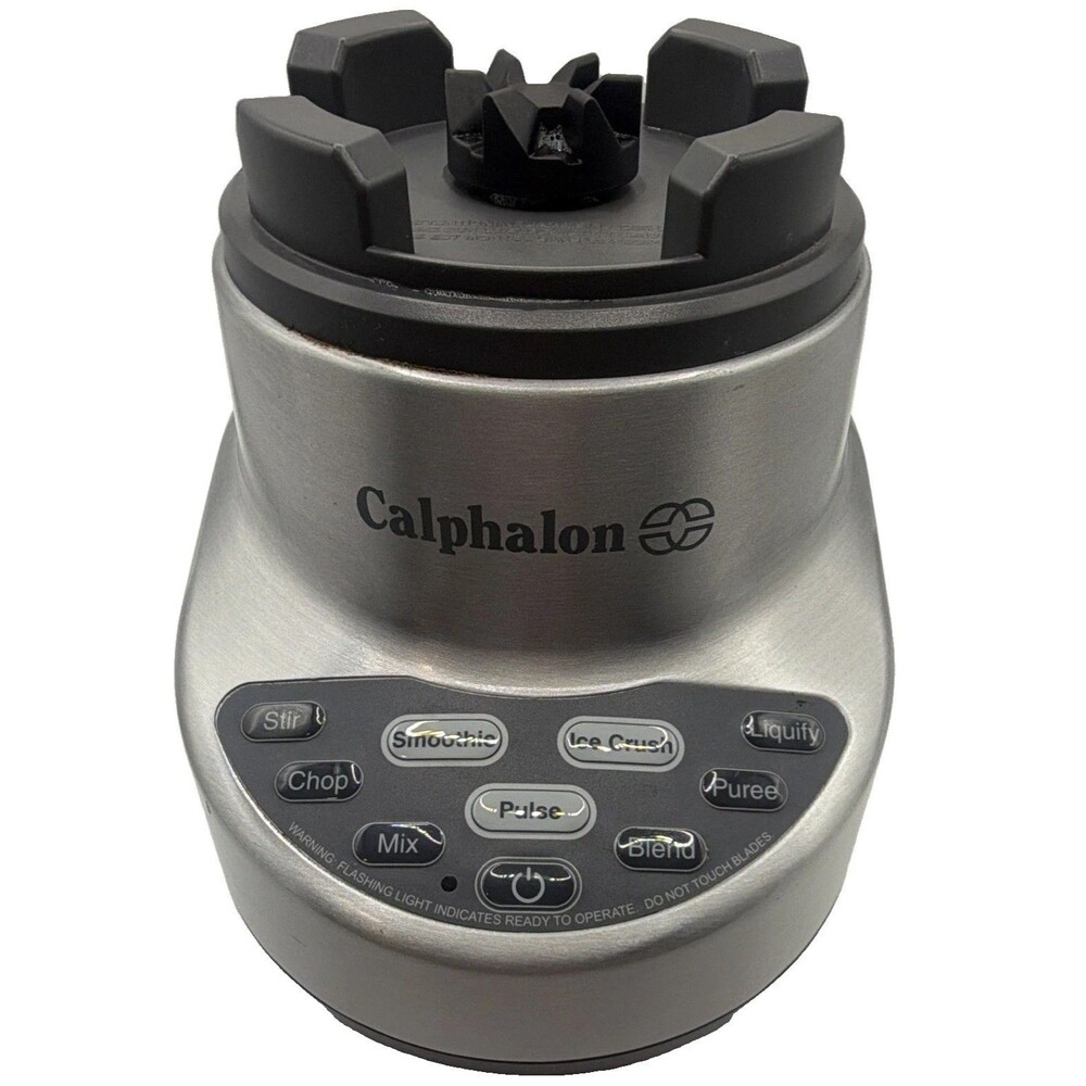 Calphalon Blender Motor Power Base ME601BL 600W 120V 8-Speed Pulse Silver